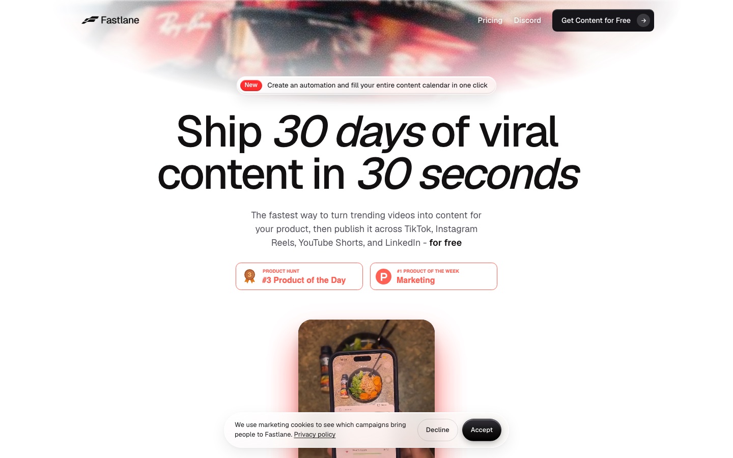 Page d’accueil du site de Fastlane