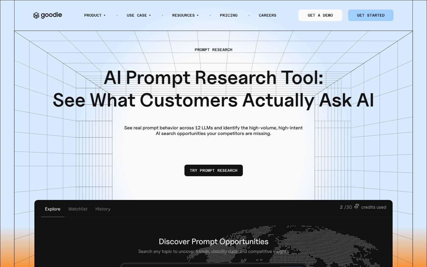 Goodie prompt research page