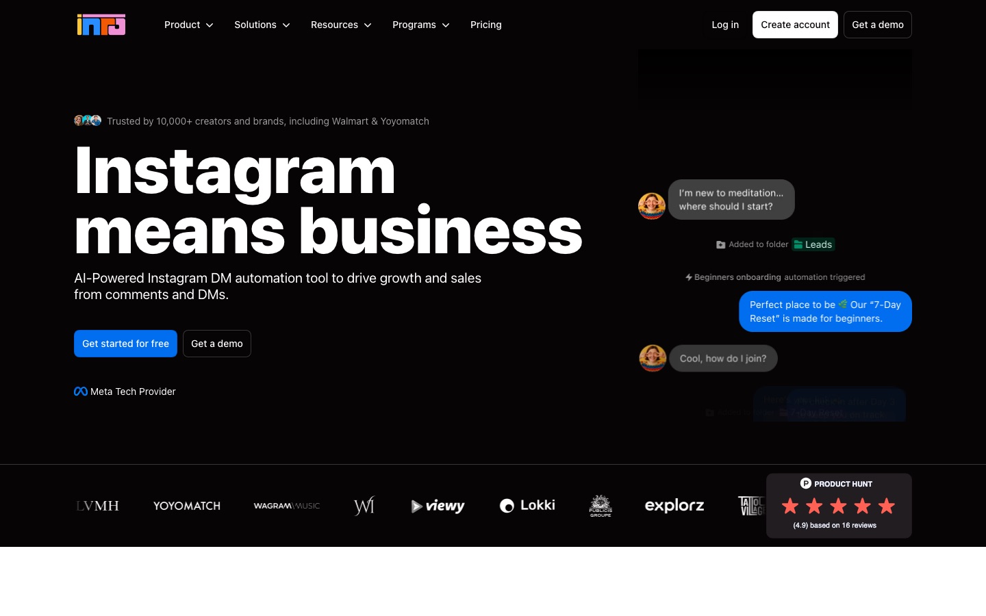 Inrō web sitesinin ana sayfası
