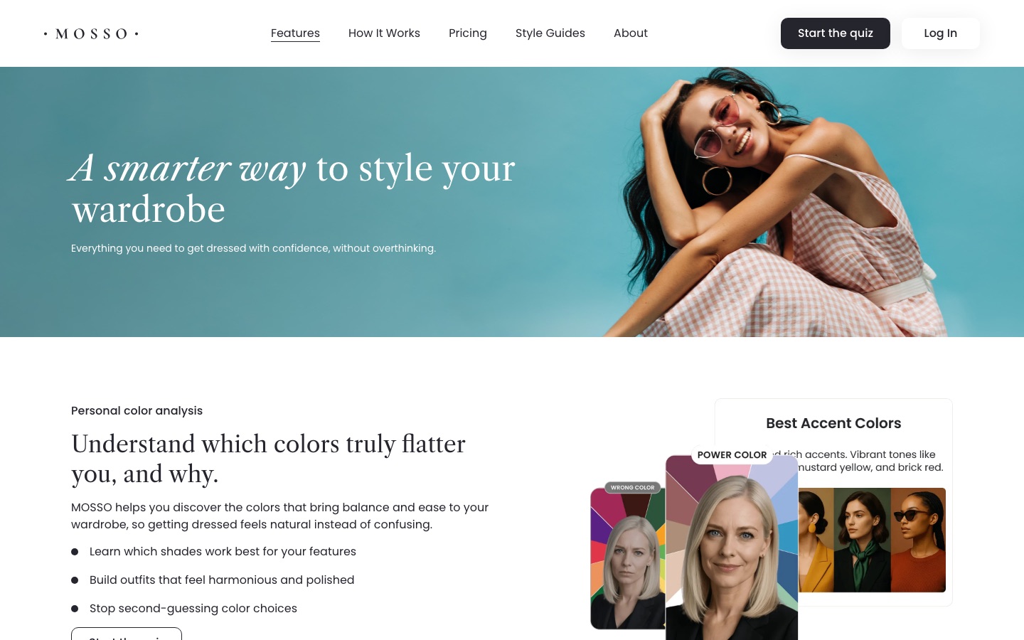 MOSSO features page
