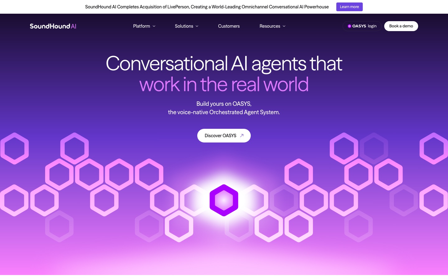 SoundHound AI website home page