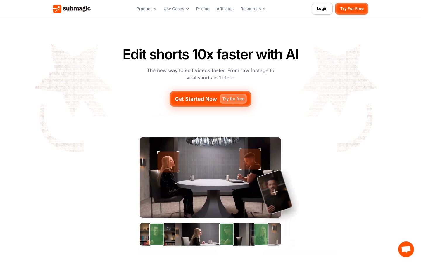 Submagic website home page